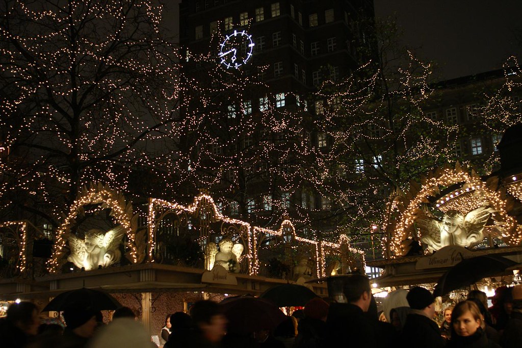 Marché nocturne de Noël